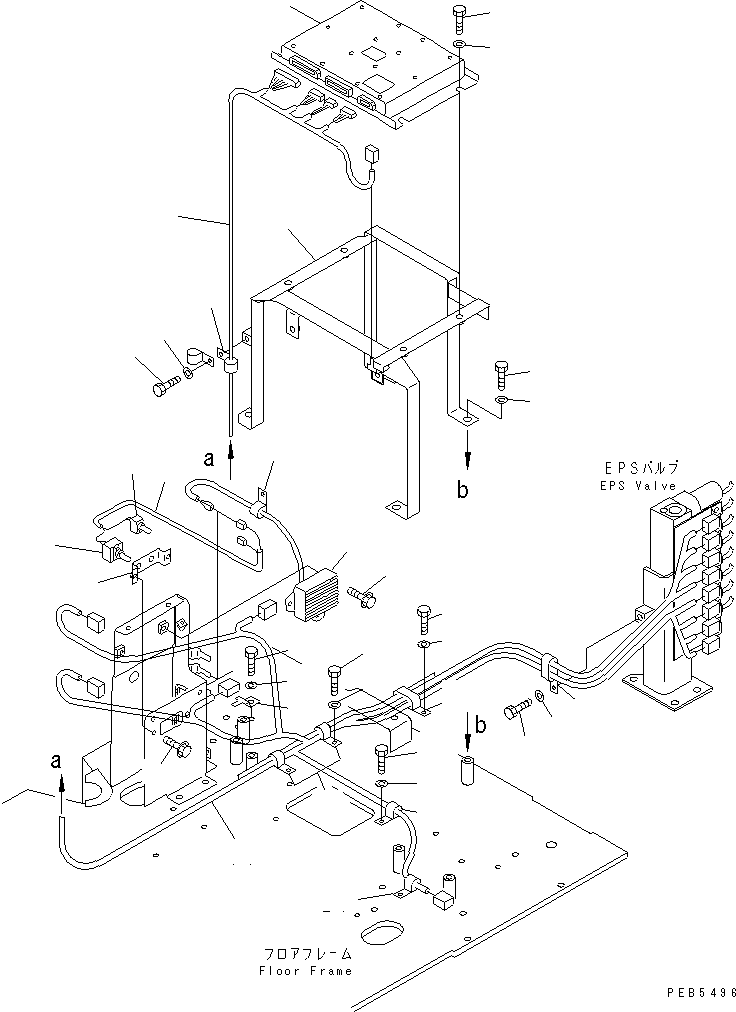 Excavators Komatsu / PC210-6 S/N 30001-UP(pc210-6r) / WIRING (ELECTRONIC HARNESS)(#30916-)(120360 : E0200-08A0A)