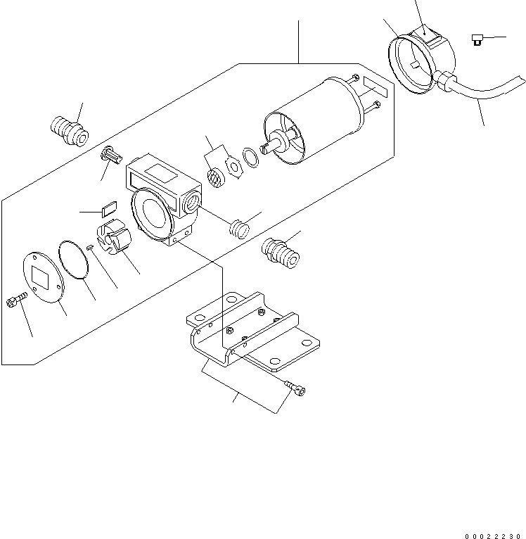 Excavators Komatsu / PC210LC-7K S/N K40001-UP(pc210l1u) / FUEL SELF CHARGE PUMP (INNER PARTS)(016004 : Y1040-01A0)