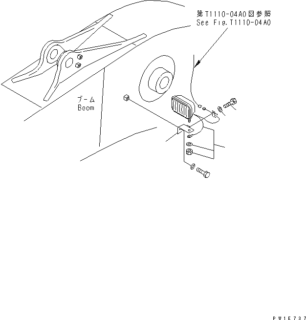 Excavators Komatsu / PC210LC-7-DA S/N 40001-UP(pc210l2r) / BOOM LESS(360120 : T1110-06A5)