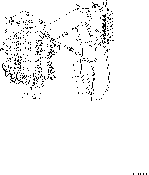 Excavators Komatsu / PC210LC-8K S/N K50001-UP(pc210l2u) / WIRING (WORKING LAMP, FRONT) (#K50100-K51884)(004008 : E0200-06A0)