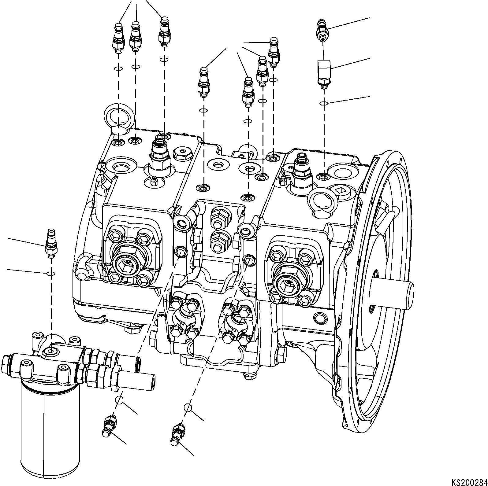 Excavators Komatsu / PC210LC-8K S/N K50001-UP(pc210l2u) / PREVENTIVE MAINTENANCE CLINIC PARTS(016001 : W0111-01A0)
