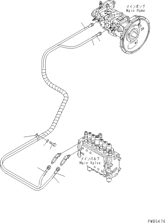 Excavators Komatsu / PC210LC-6 S/N 30001-UP(pc210lcc) / LS LINES(#30980-)(151740 : H1810-01A0D)
