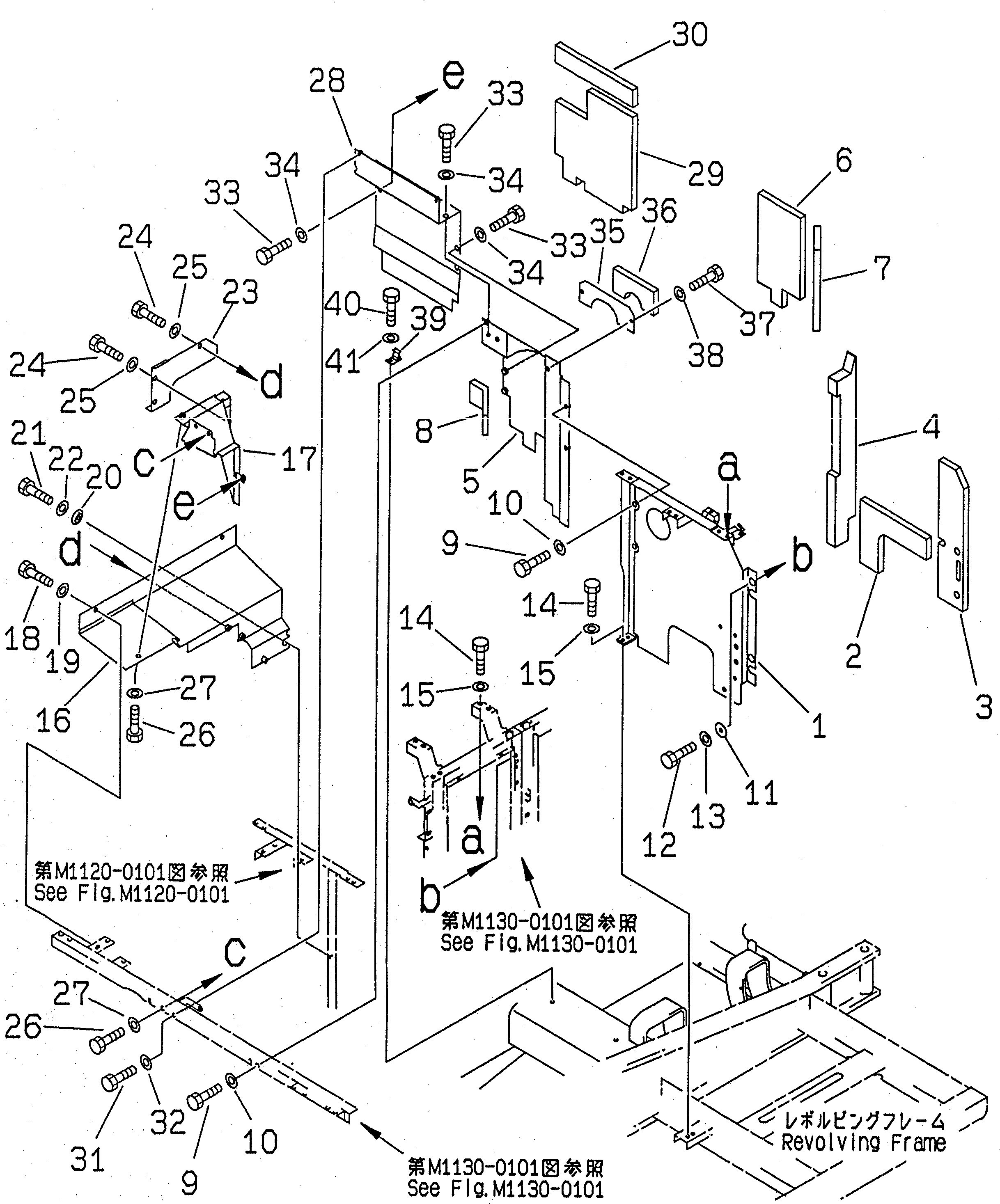 Excavators Komatsu / PC210LC-6 S/N 30001-UP(pc210lcc) / PARTITION (MACHINE CAB)(#30001-30915)(240230 : M1150-01A0)