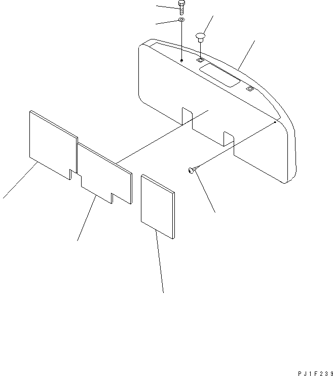 Excavators Komatsu / PC210LC-6 S/N 30001-UP(pc210lcc) / COUNTER WEIGHT (4450 KG)(#31804-)(240460 : M1510-01A2C)