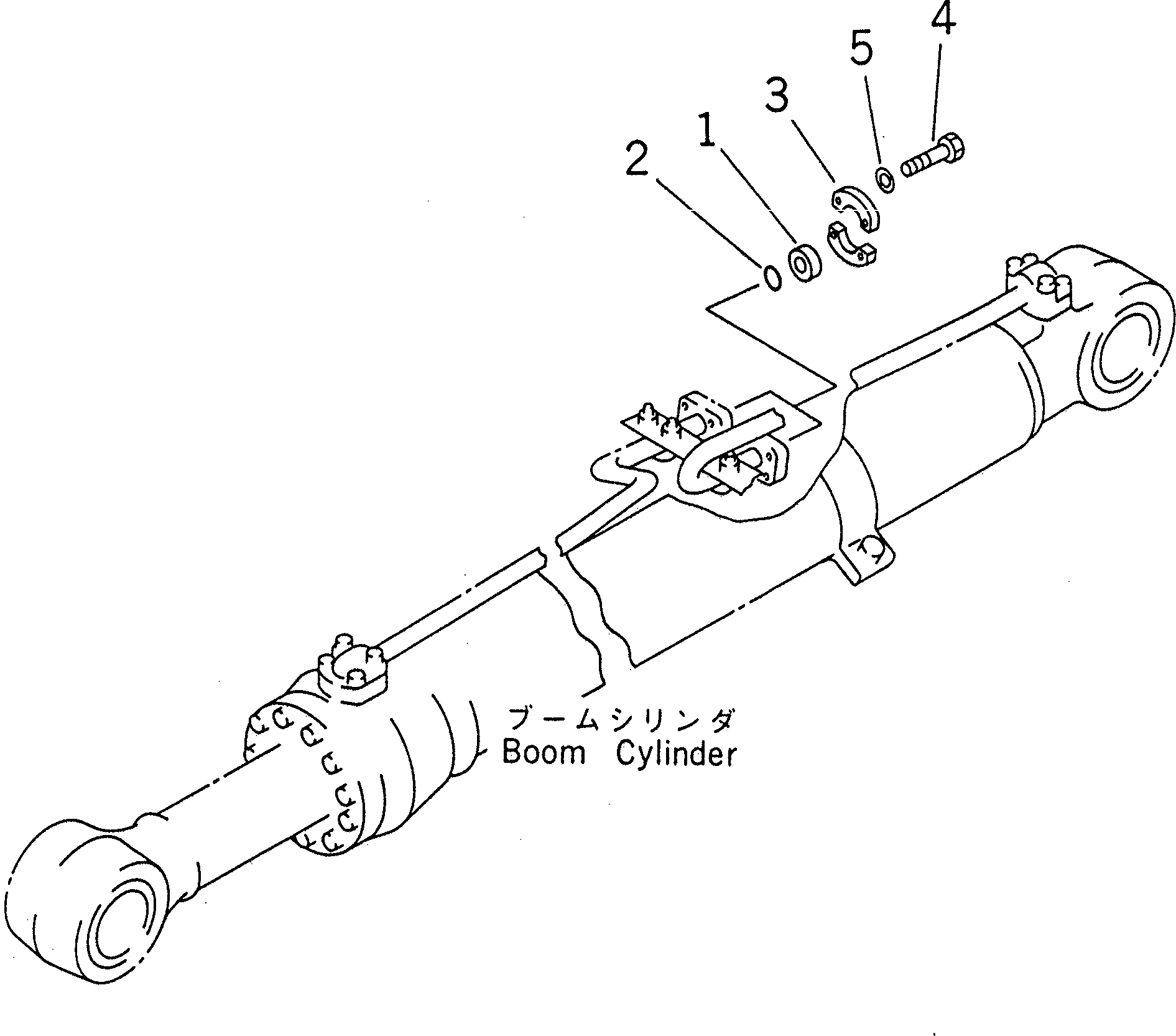 Excavators Komatsu / PC210LC-6 S/N 30001-UP(pc210lcc) / BOOM CYLINDER (FOR COMPONENT)(360370 : T1120-02A1)