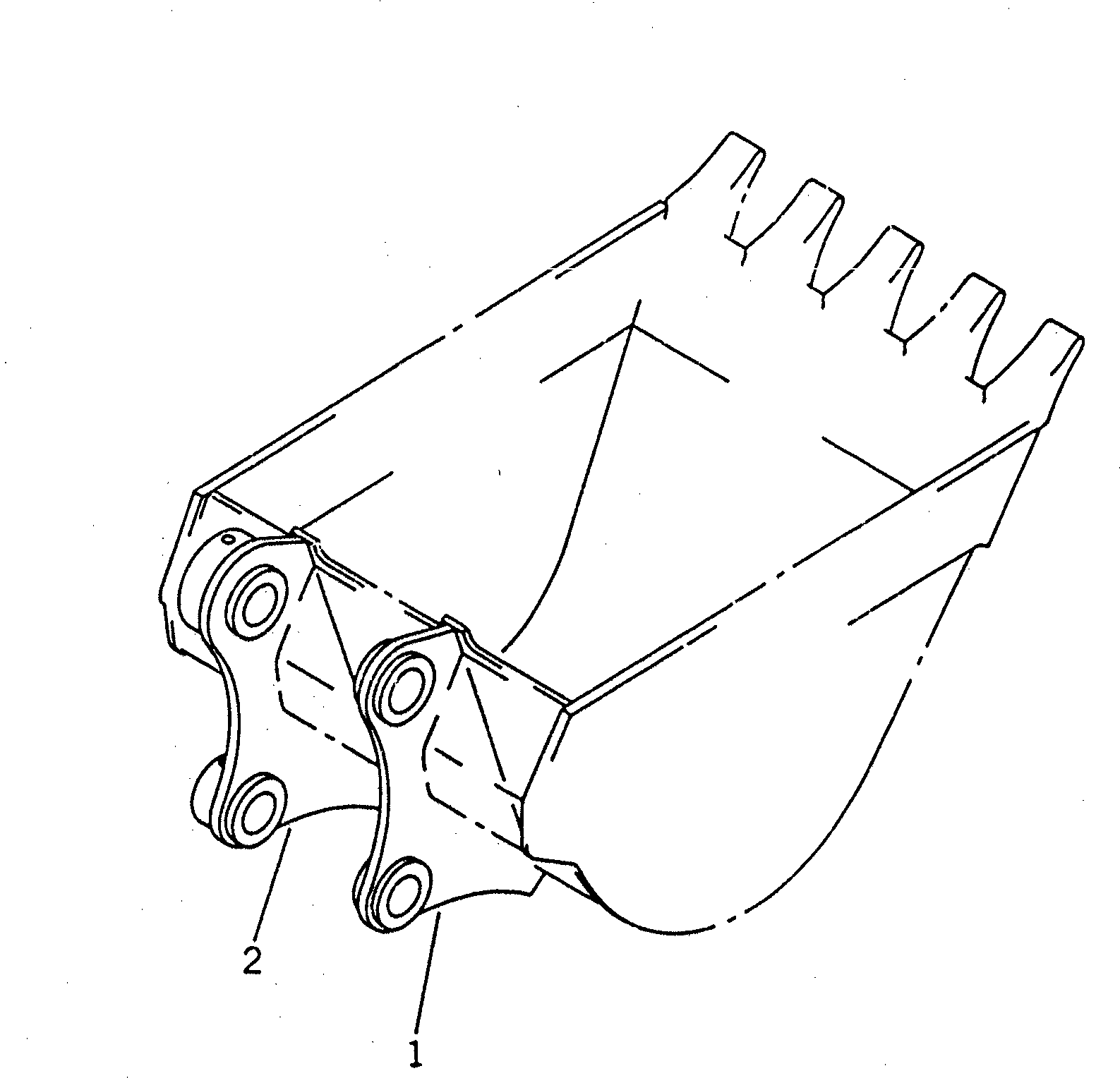 Excavators Komatsu / PC210LC-6 S/N 30001-UP(pc210lcc) / BUCKET BRACKET (WITHOUT ADJUSTER)(360910 : T1910-01A1)