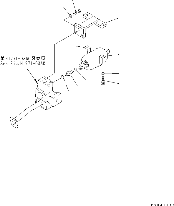 Excavators Komatsu / PC210LC-6 S/N 30001-UP(pc210lcc) / BREAKER ADAPTER (FOR ATLAS)(360950 : T1920-01A2)