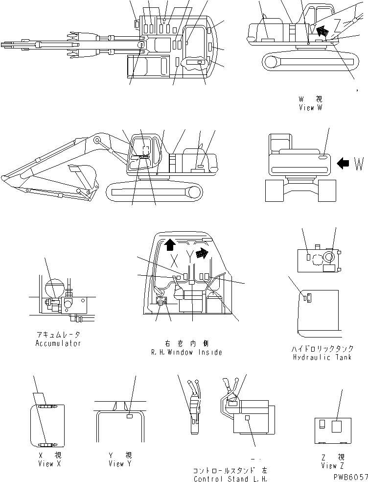 Excavators Komatsu / PC210LC-6 S/N 30001-UP(pc210lcc) / DECAL AND PLATE (FRENCH)(#30980-31495)(390310 : U0100-01C1B)