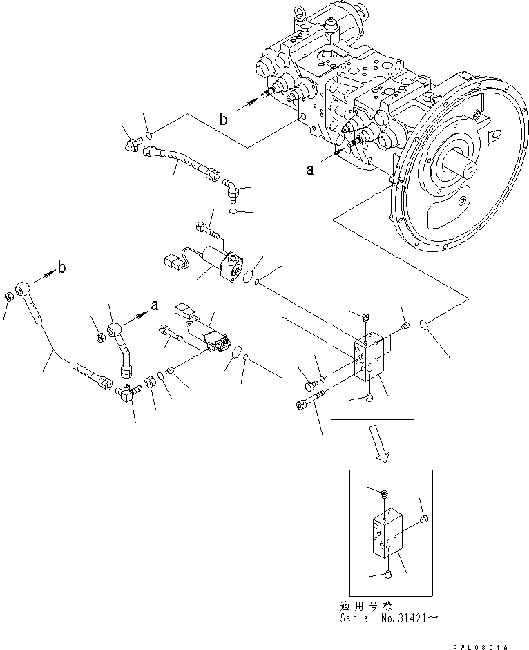 Excavators Komatsu / PC210LC-6 S/N 30001-UP(pc210lcc) / MAIN PUMP (10/10)(#30980-)(480960 : Y1600-10A0C)