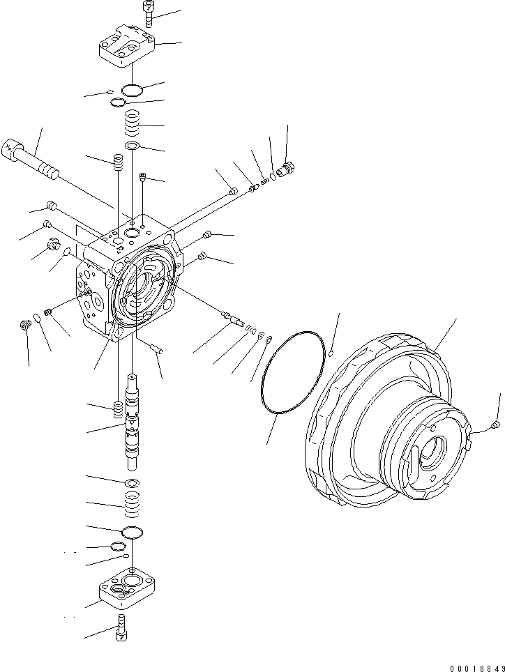 Excavators Komatsu / PC210LC-6 S/N 30001-UP(pc210lcc) / TRAVEL MOTOR (1/3)(#30690-31920)(481270 : Y1641-01A0A)