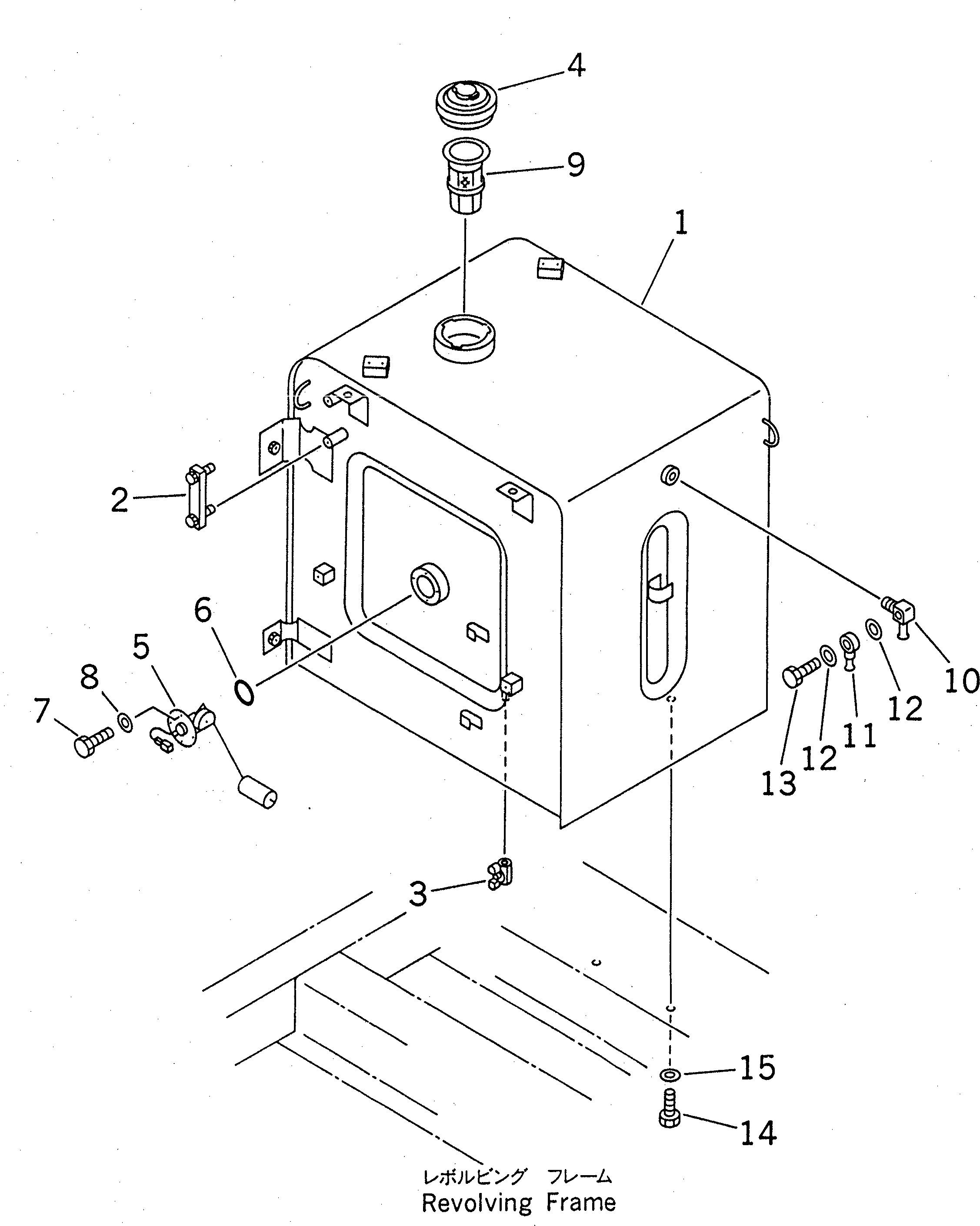 Excavators Komatsu / PC210LC-6 S/N 30001-UP(pc210lcr) / FUEL TANK(#30001-30915)(090010 : D0100-01A0)