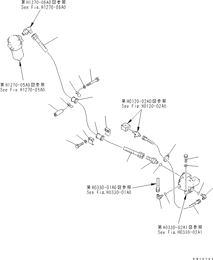 Excavators Komatsu / PC210LC-6 S/N 30001-UP(pc210lcr) / RETURN LINE (BLOCK) (FOR ADDITIONAL PIPING)(#30001-30499)(150930 : H0330-03A1)