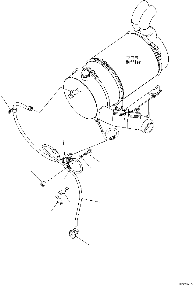 Komatsu parts book diagram for PC210NLC-8K S/N K50001-UP: ELECTRICAL PARTS (FOR DPF) (#K52390-)