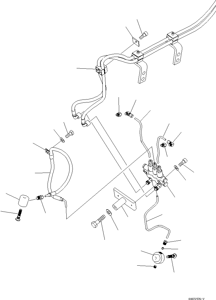 Komatsu parts book diagram for PC210NLC-8K S/N K50001-UP: AUTO GREASE (BUCKET LINK) (#K52390-K53502)