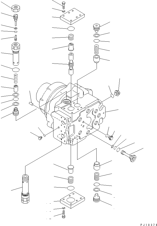 Excavators Komatsu / PC220-3 S/N 20001-UP(pc220-3r) / TRAVEL MOTOR (2/2)(060020 : 2002)