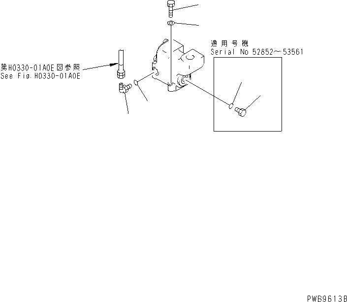 Excavators Komatsu / PC220-6 S/N 50001-UP(pc220-6c) / RETURN LINE (BLOCK)(#53314-)(151000 : H0330-03A0E)