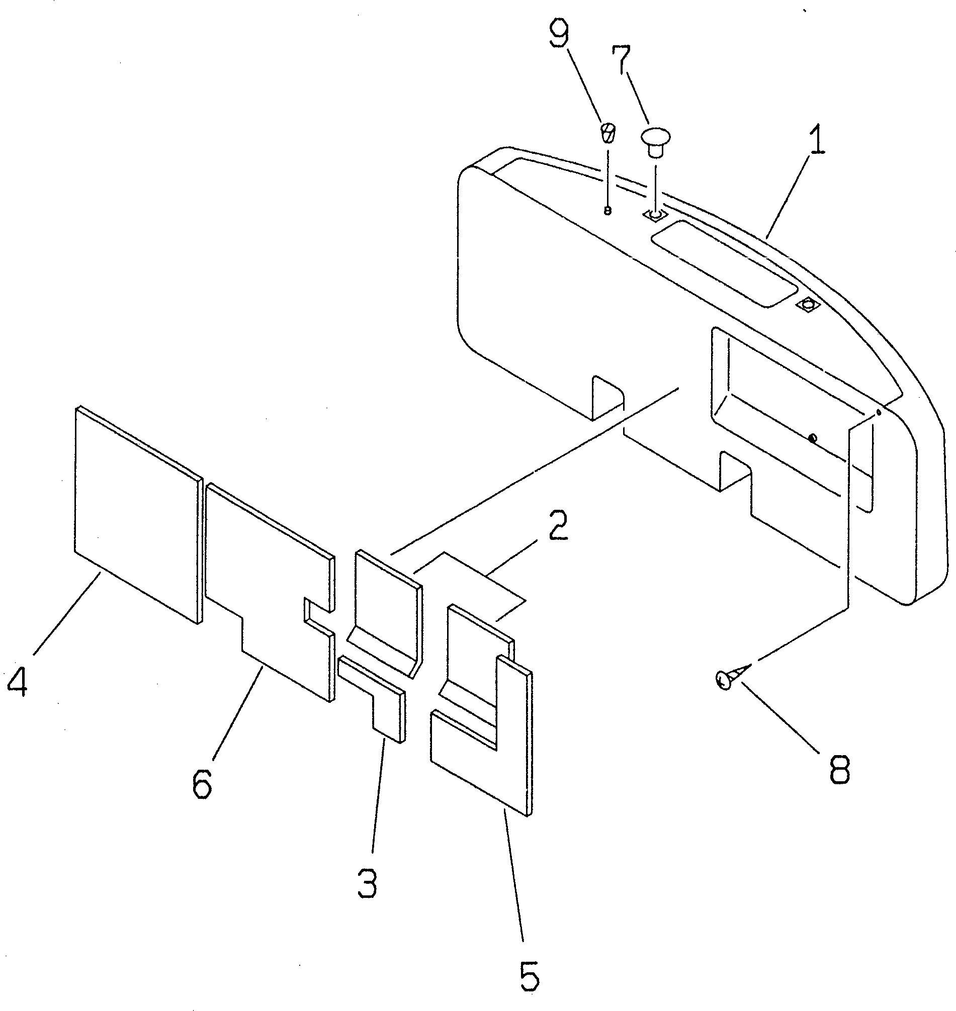 Excavators Komatsu / PC220-6 S/N 50001-UP(pc220-6c) / COUNTER WEIGHT(#50001-52277)(240460 : M1510-01A0)