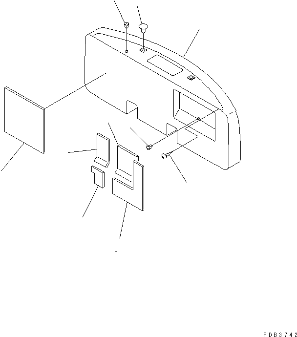 Excavators Komatsu / PC220-6 S/N 50001-UP(pc220-6c) / COUNTER WEIGHT (4450 KG)(#52278-52740)(240470 : M1510-01A0A)