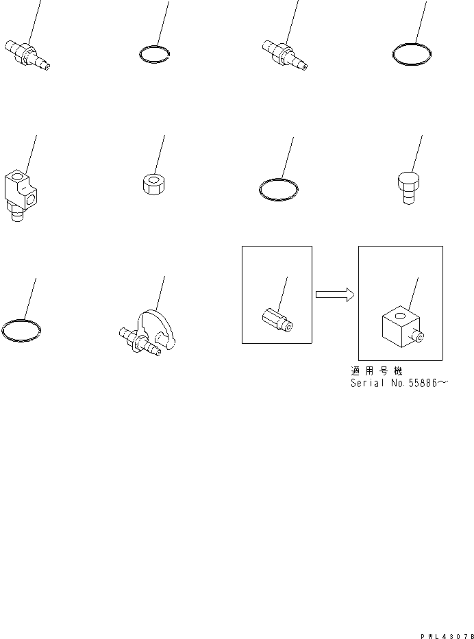 Excavators Komatsu / PC220-6 S/N 50001-UP(pc220-6c) / PM. CLINIC(#52741-)(450020 : W0111-01A1)