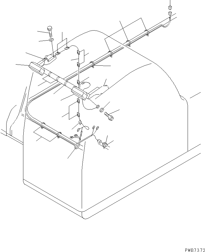 Excavators Komatsu / PC220LC-6Z S/N 50001-UP (Excel Spec.)(pc220l1c) / ADDITIONAL WORK LAMP(#52741-)(120260 : E0310-01A1)
