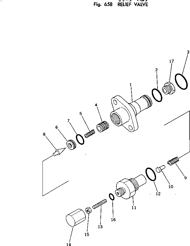 Excavators Komatsu / PC220LC-2 S/N 11001-UP(pc220l2c) / RELIEF VALVE(180490 : 658)