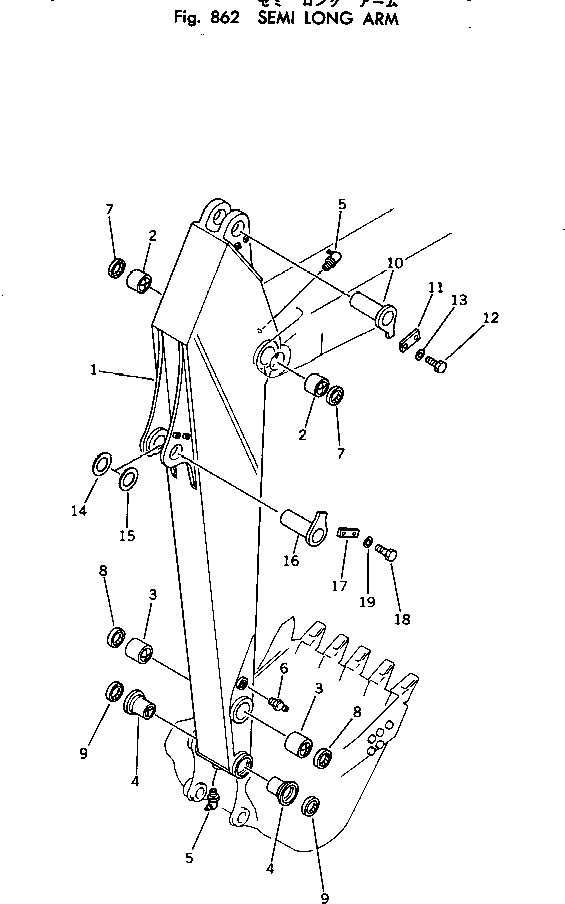 Excavators Komatsu / PC220LC-2 S/N 11001-UP(pc220l2c) / SEMI LONG ARM(240420 : 862)