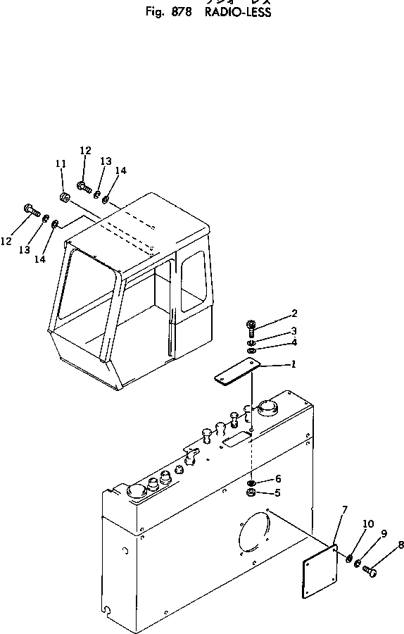 Excavators Komatsu / PC220LC-2 S/N 11001-UP(pc220l2c) / RADIO LESS(240560 : 878)