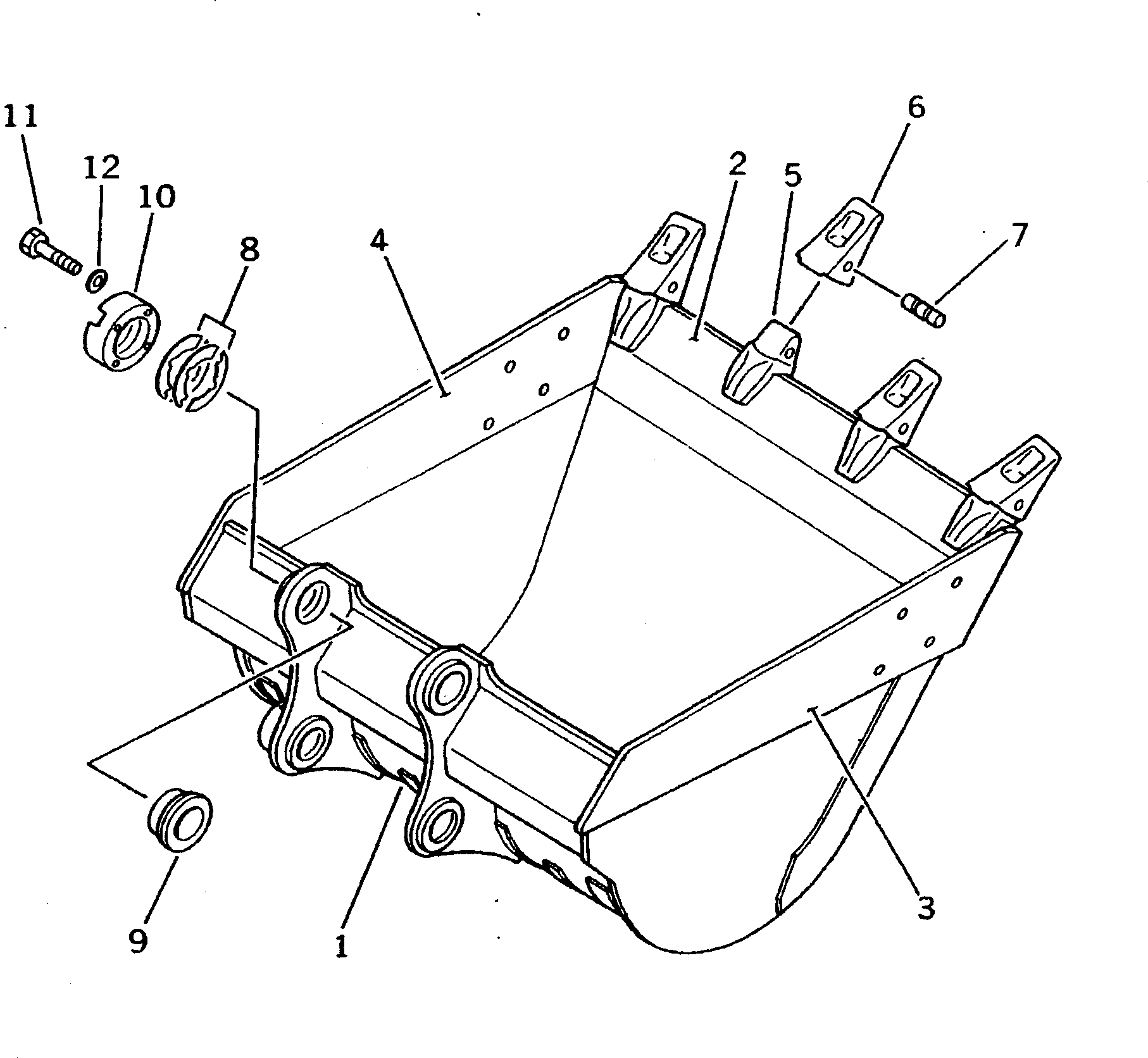 Excavators Komatsu / PC220LC-5C S/N 35001-UP (Custom Spec.)(pc220l3c) / BUCKET 0.9M3 ? 1155MM (HORIZONTAL PIN TYPE)(210400 : 7605)