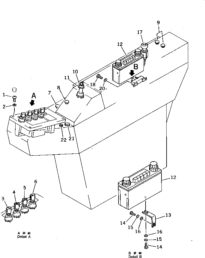 Komatsu parts book diagram for PC220LC-3 S/N 20001-UP: ELECTRICAL SYSTEM(RELATED PARTS)(WITHOUT AUTO DECELERATION ? SWING MECHANICAL BRAKE) (WITH 2-STAGE)(#21556-)