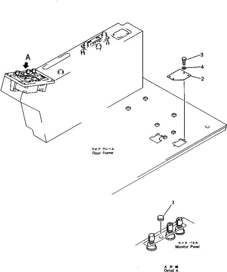 Komatsu parts book diagram for PC220LC-3 S/N 20001-UP: HEATER-LESS (1/2)(#20001-21555)