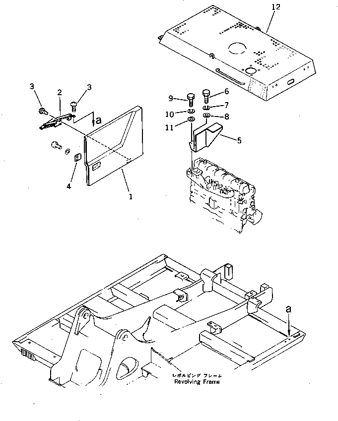 Komatsu parts book diagram for PC220LC-3 S/N 20001-UP: MACHINERY COMPARTMENT (2/2) (TBG SPEC.)(#21708-)