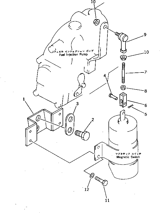 Komatsu parts book diagram for PC220LC-3 S/N 20001-UP: EMERGENCY ENGINE STOP CONTROL (REGULATION OF SWEDEN)(#20637-21555)