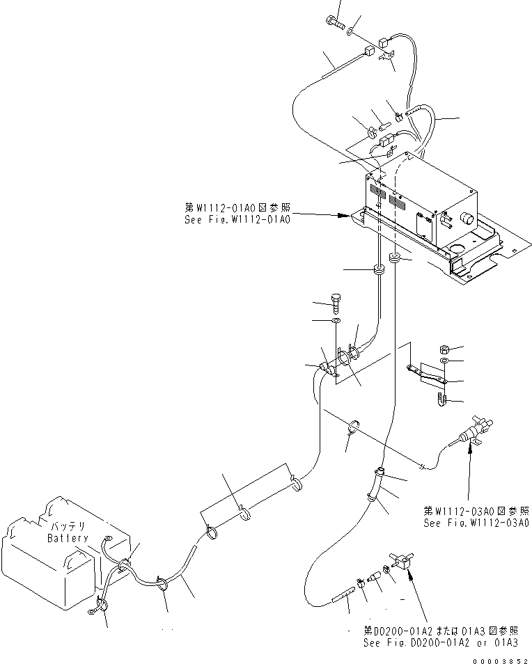 Excavators Komatsu / PC220LC-7 S/N 60001-UP (Overseas Version)(pc220l6c) / PRE HEATER (FUEL AND WIRING) (COLD WEATHER A SPEC.)(#60255-)(450040 : W1112-02A0)