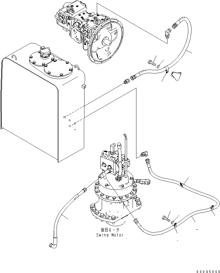 Excavators Komatsu / PC220LC-8 S/N 70001-UP (ecot3)(pc220l7c) / DRAIN LINES(150240 : H0340-01A0)