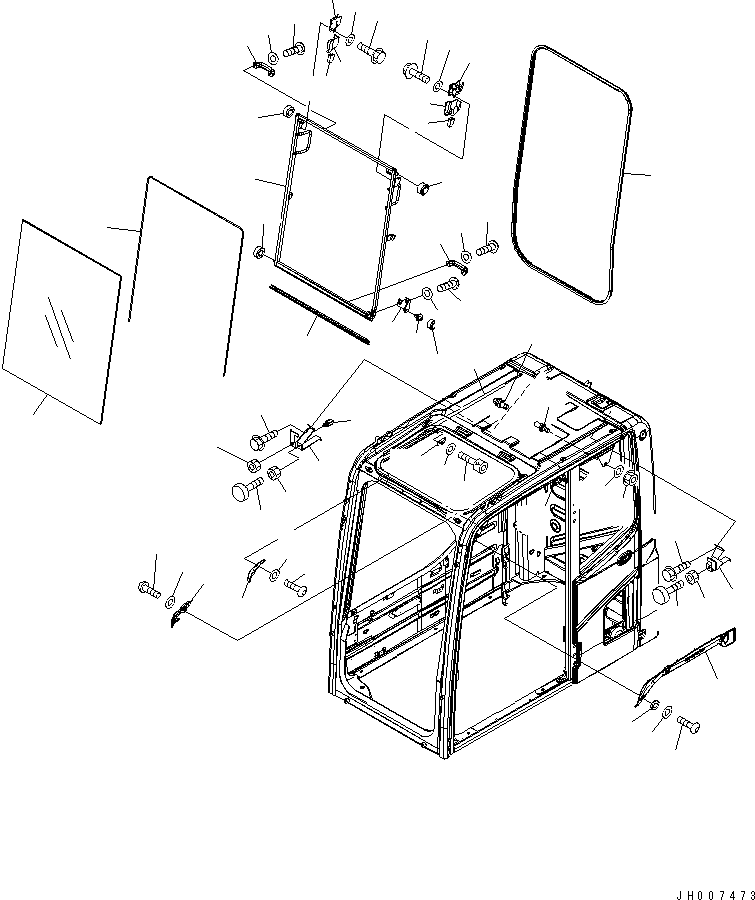 Excavators Komatsu / PC220LC-8 S/N 70001-UP (ecot3)(pc220l7c) / OPERATOR
