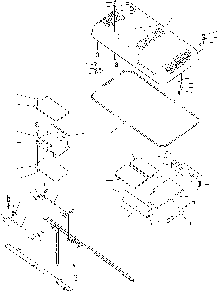 Excavators Komatsu / PC220LC-8 S/N 70001-UP (ecot3)(pc220l7c) / HOOD(240010 : M1110-01A0)
