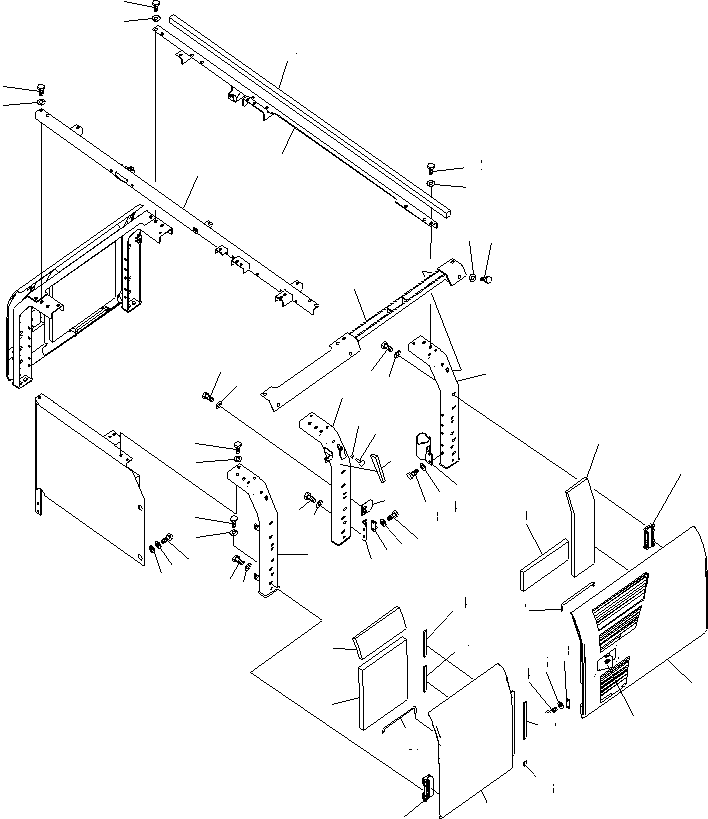 Excavators Komatsu / PC220LC-8 S/N 70001-UP (ecot3)(pc220l7c) / SIDE COVER ? L.H.(240050 : M1130-01A0)
