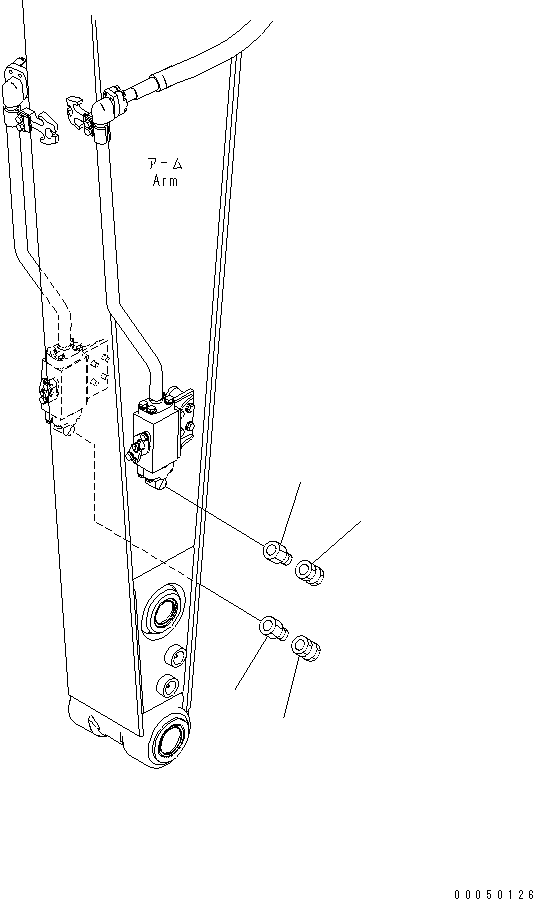 Excavators Komatsu / PC220LC-8 S/N 70001-UP (ecot3)(pc220l7c) / BREAKER ADAPTER (FOR ATLAS AND OKADA)(360710 : T1920-01A0)