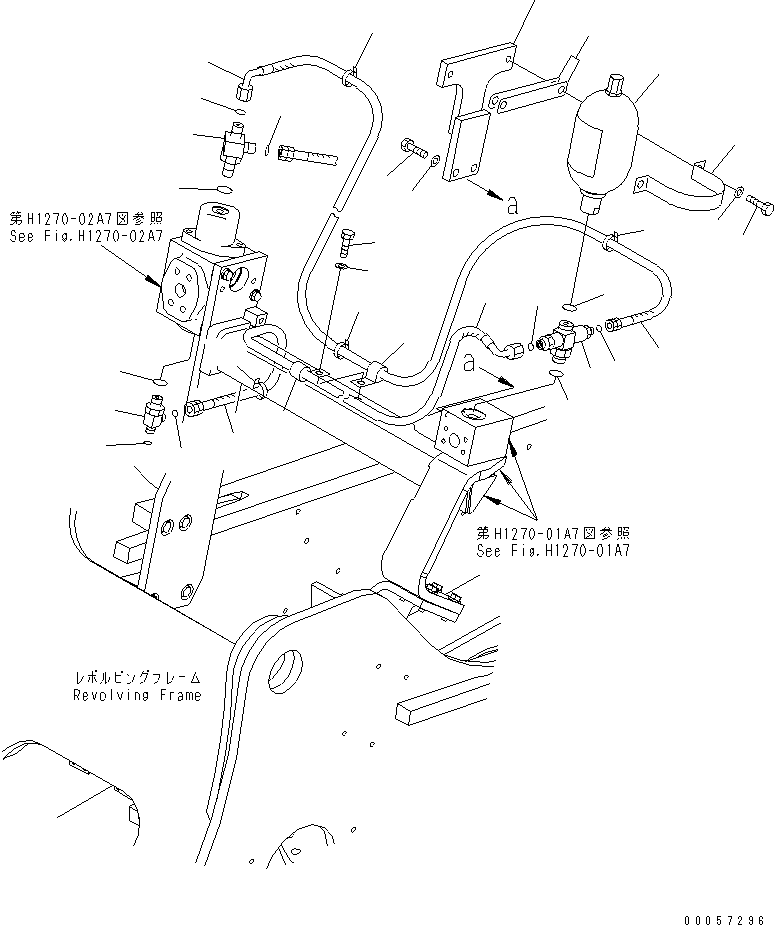 Excavators Komatsu / PC220LC-8 S/N 70001-UP (ecot3)(pc220l7c) / BREAKER ADAPTER (FOR NIPPON PNEUMATIC)(#70001-75227)(360750 : T1920-01A5)