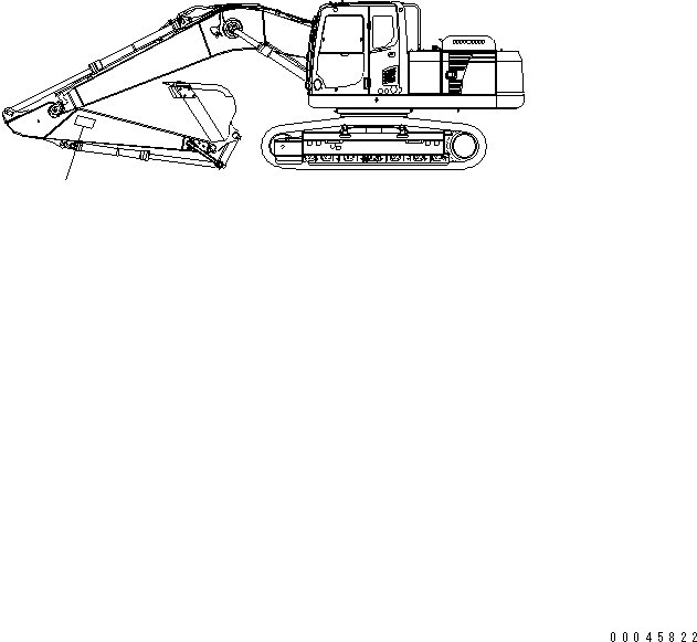Excavators Komatsu / PC220LC-8 S/N 70001-UP (ecot3)(pc220l7c) / CAUTION PLATE (ARM)(390430 : U0510-01A1)