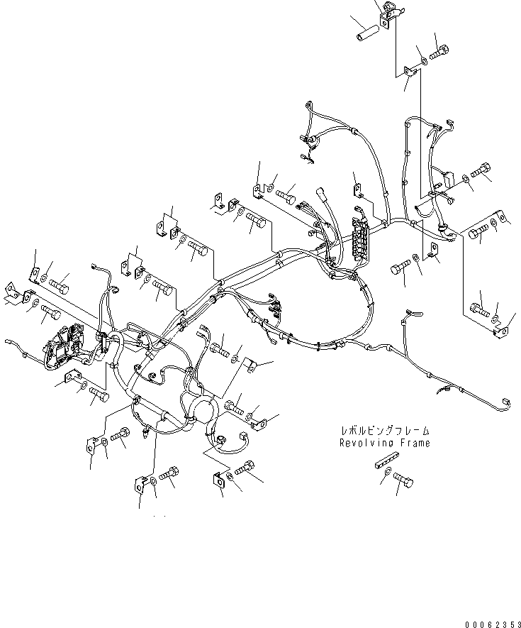 Excavators Komatsu / PC220LC-8 S/N 80001-80376(pc220l9c) / ELECTRIC WIRING (MAIN HARNESS) (1/2)(#80001-)(120040 : E0200-02H0)