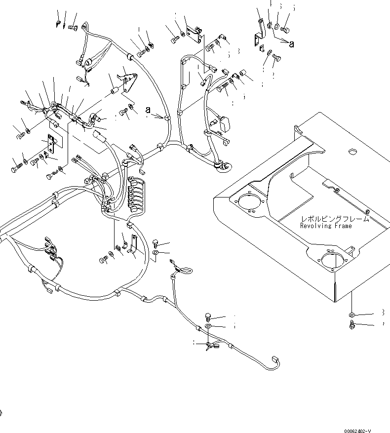 Excavators Komatsu / PC220LC-8 S/N 80001-80376(pc220l9c) / ELECTRIC WIRING (ENGINE SIDE)(#80001-80106)(120060 : E0200-04H0)