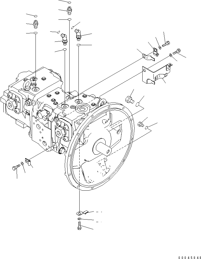 Excavators Komatsu / PC220LC-8 S/N 80001-80376(pc220l9c) / MAIN PUMP(#80001-)(150140 : H0210-01H0)