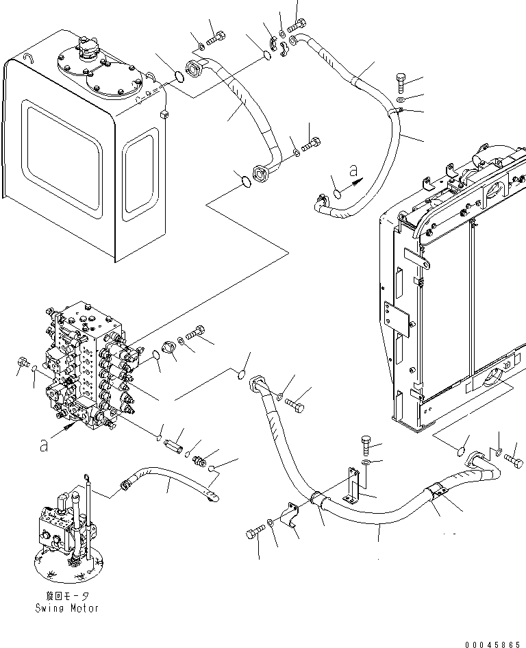 Excavators Komatsu / PC220LC-8 S/N 80001-80376(pc220l9c) / RETURN LINE(#80001-)(150210 : H0330-01H0)