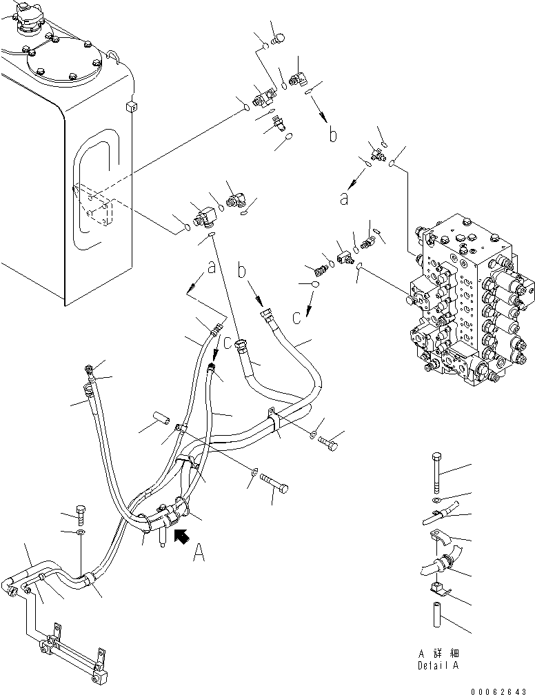 Excavators Komatsu / PC220LC-8 S/N 80001-80376(pc220l9c) / BURST VALVE (CHASSIS SIDE) (WITH ARM LOCK VALVE)(#80001-)(150320 : H1250-03H2)