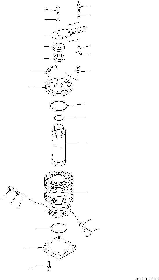 Excavators Komatsu / PC220LC-8 S/N 80001-80376(pc220l9c) / MULTI PATTERN VALVE (ISO/BACKHOE CHANGE VALVE)(#80001-)(150410 : H1280-01H1)