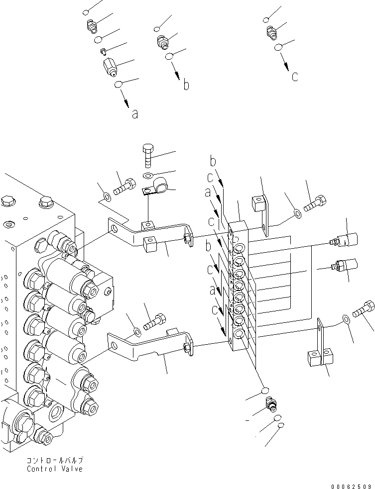 Excavators Komatsu / PC220LC-8 S/N 80001-80376(pc220l9c) / PRESSURE SWITCH BLOCK(#80001-)(150530 : H1833-01H0)