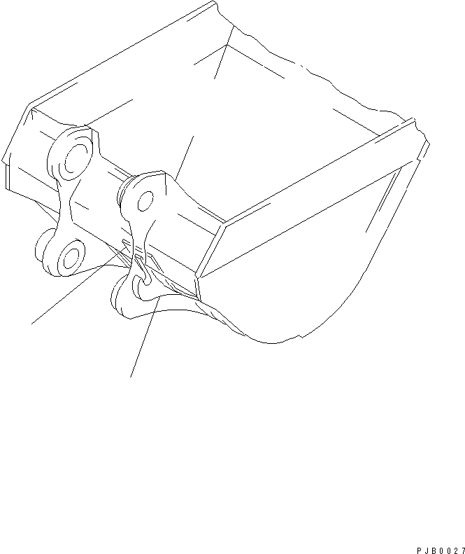 Excavators Komatsu / PC220LC-8 S/N 80001-80376(pc220l9c) / BUCKET (HOOK) (FOR 1.0M3 AND 1.14M3 BUCKET)(#80001-)(360770 : T1510-03K1)