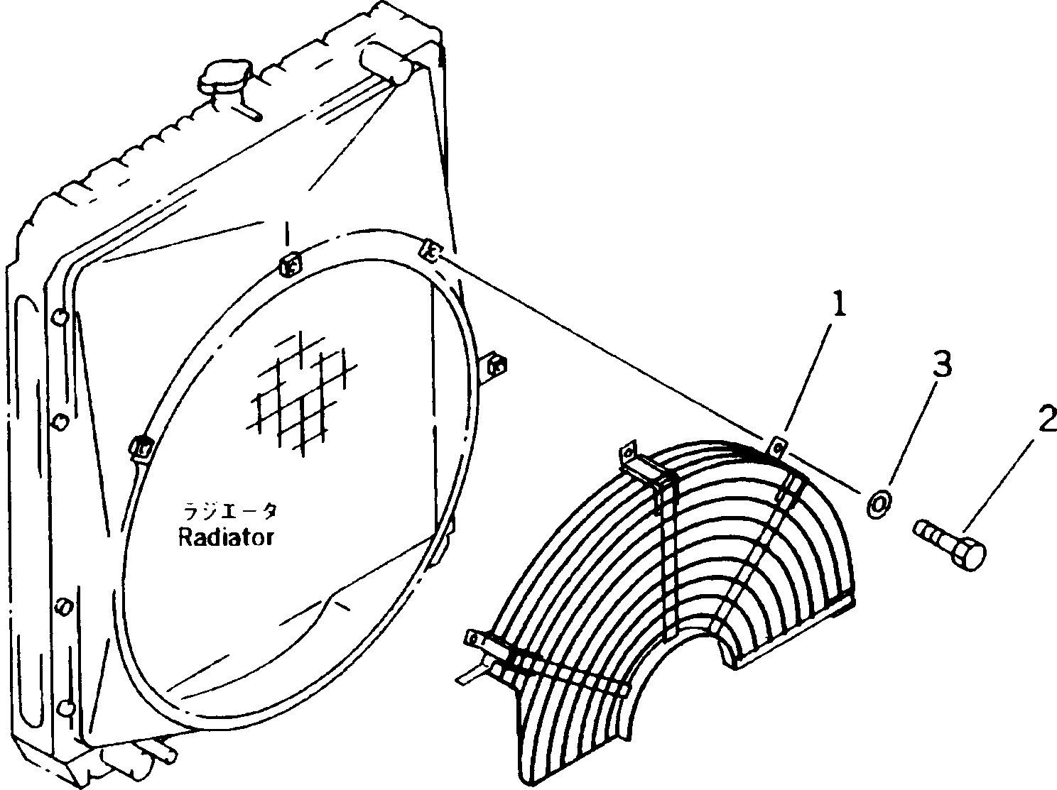 Excavators Komatsu / PC220LC-5 S/N 35001-UP(pc220lcc) / FAN NET (EXCEPT JAPAN)(#35001-36613)(030100 : 1215)