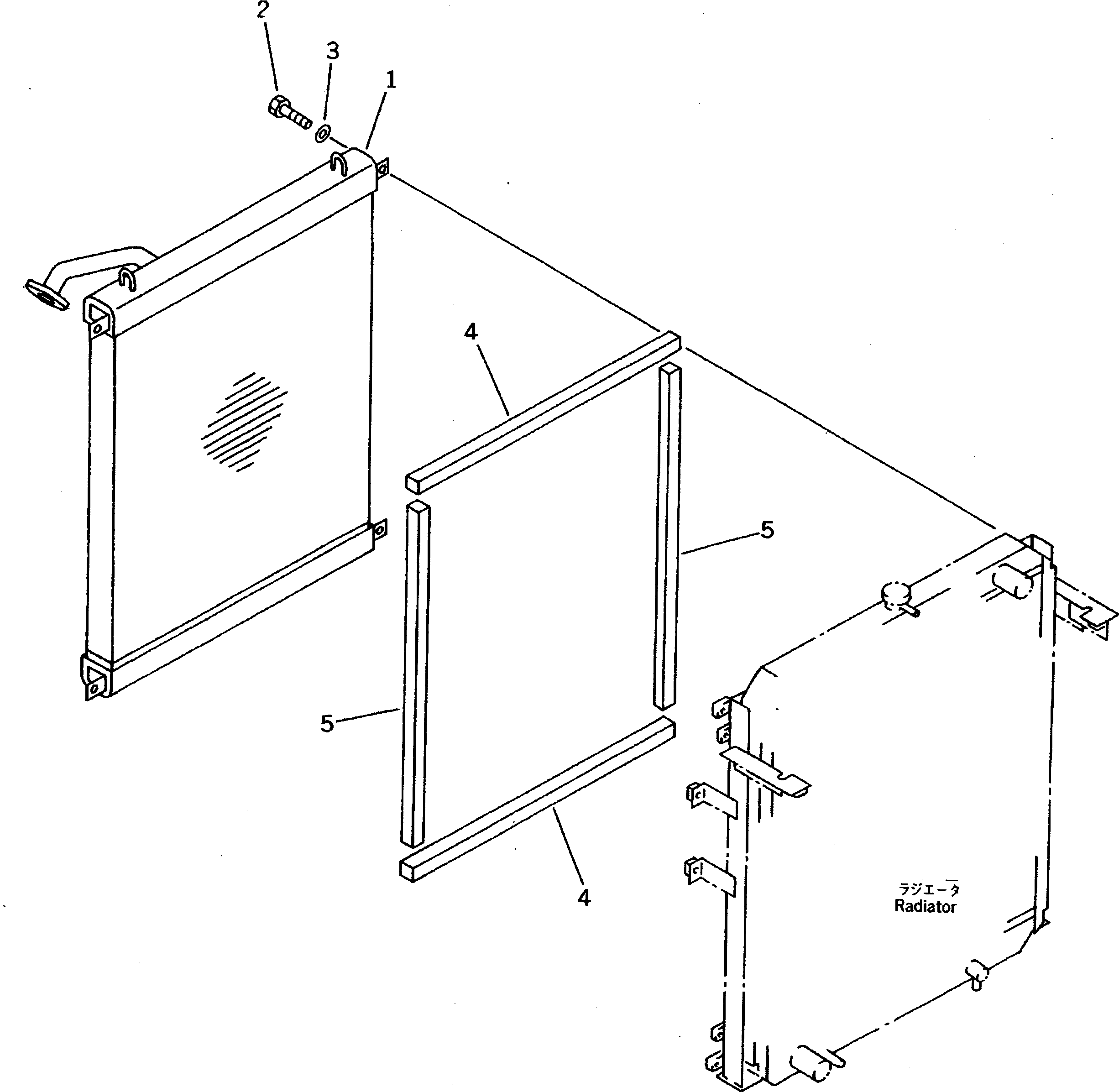 Excavators Komatsu / PC220LC-5 S/N 35001-UP(pc220lcc) / OIL COOLER(#35001-36613)(030150 : 1251)